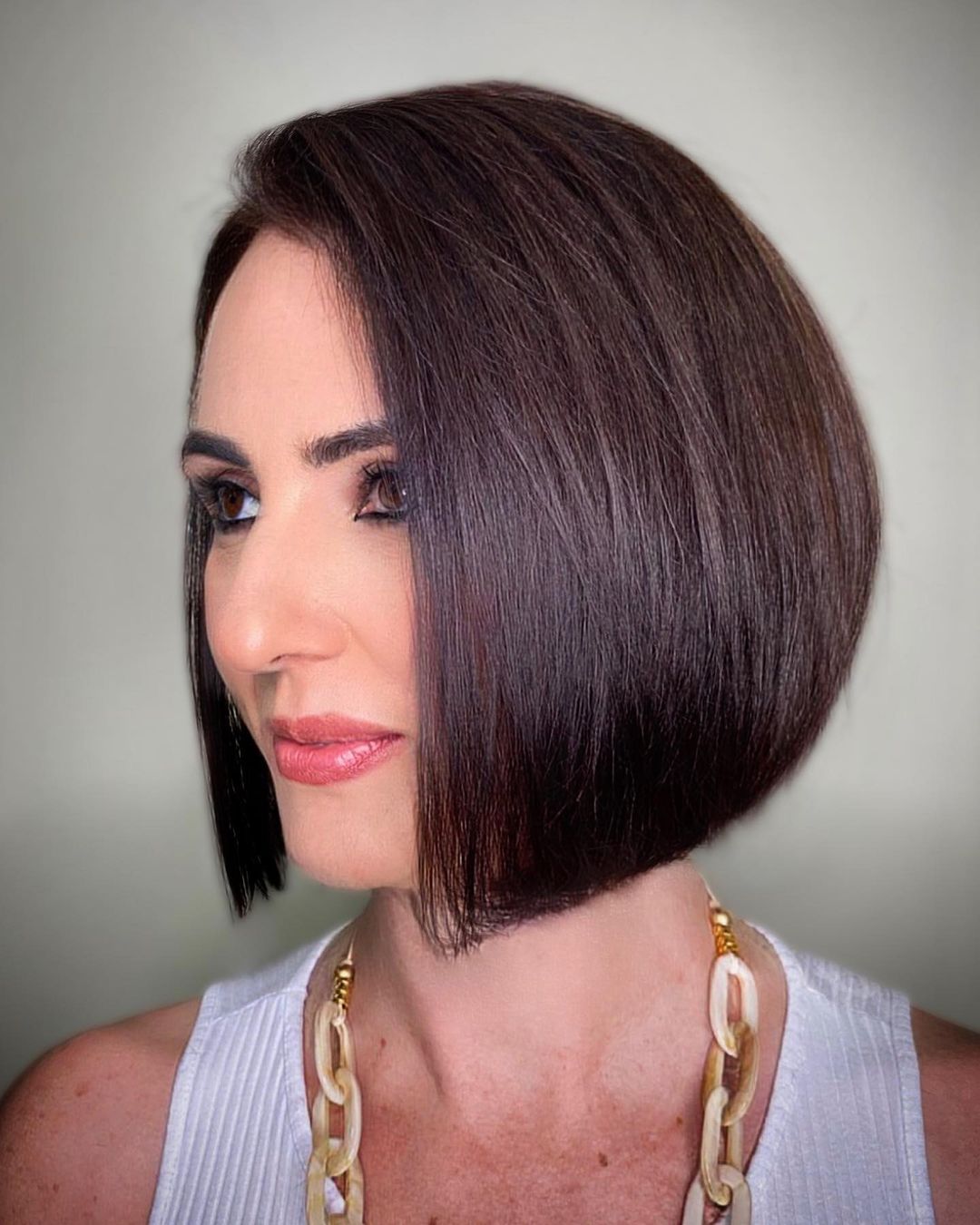 Polished Rounded Bob Cut