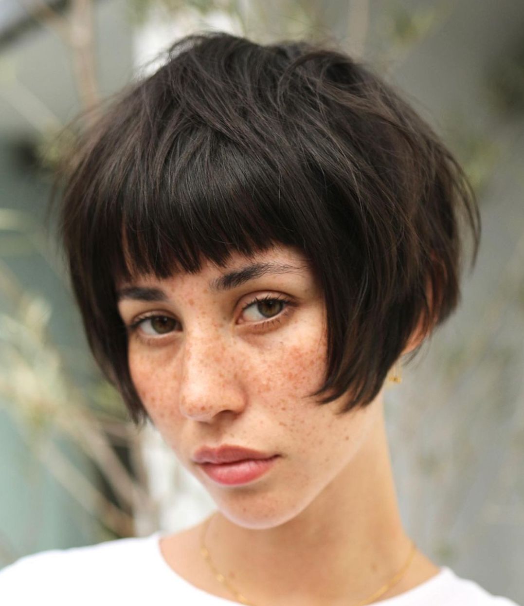 Cute Layered Pixie-Bob for Thin Hair