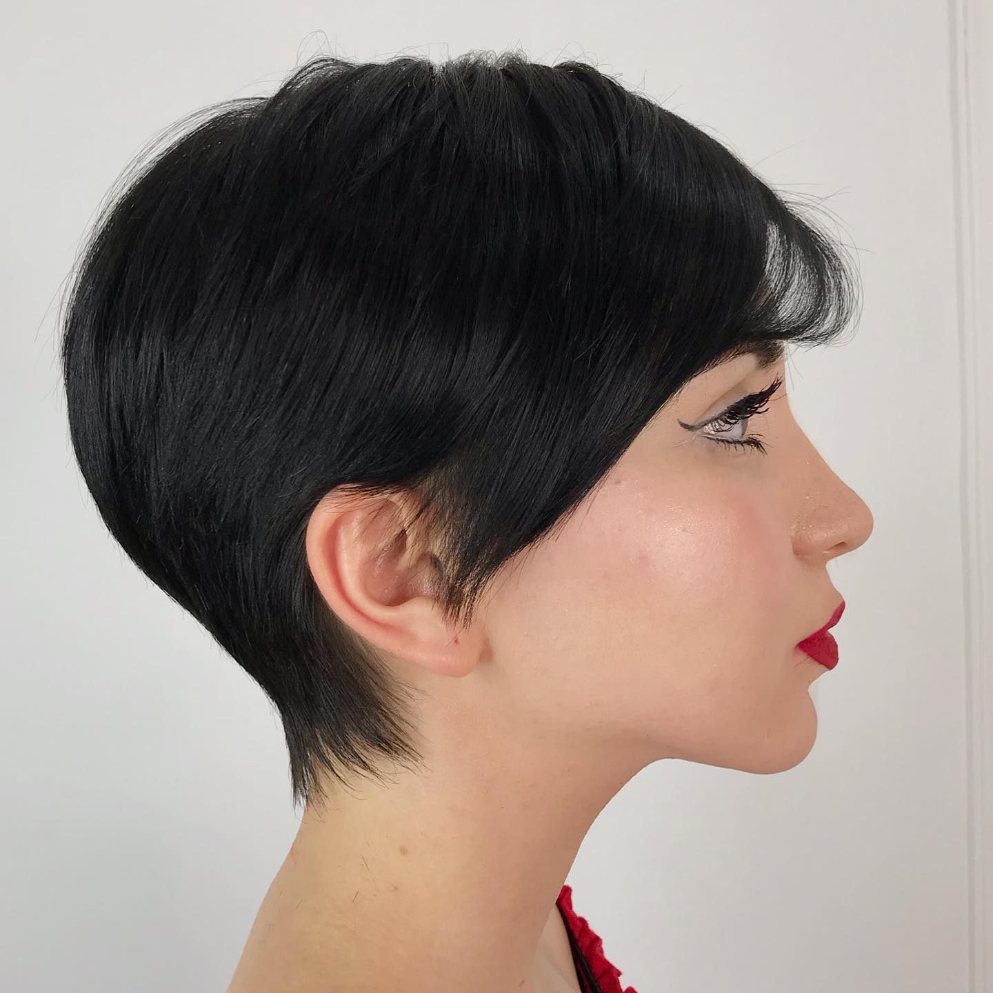 Sleek Tapered Pixie for Thin Hair