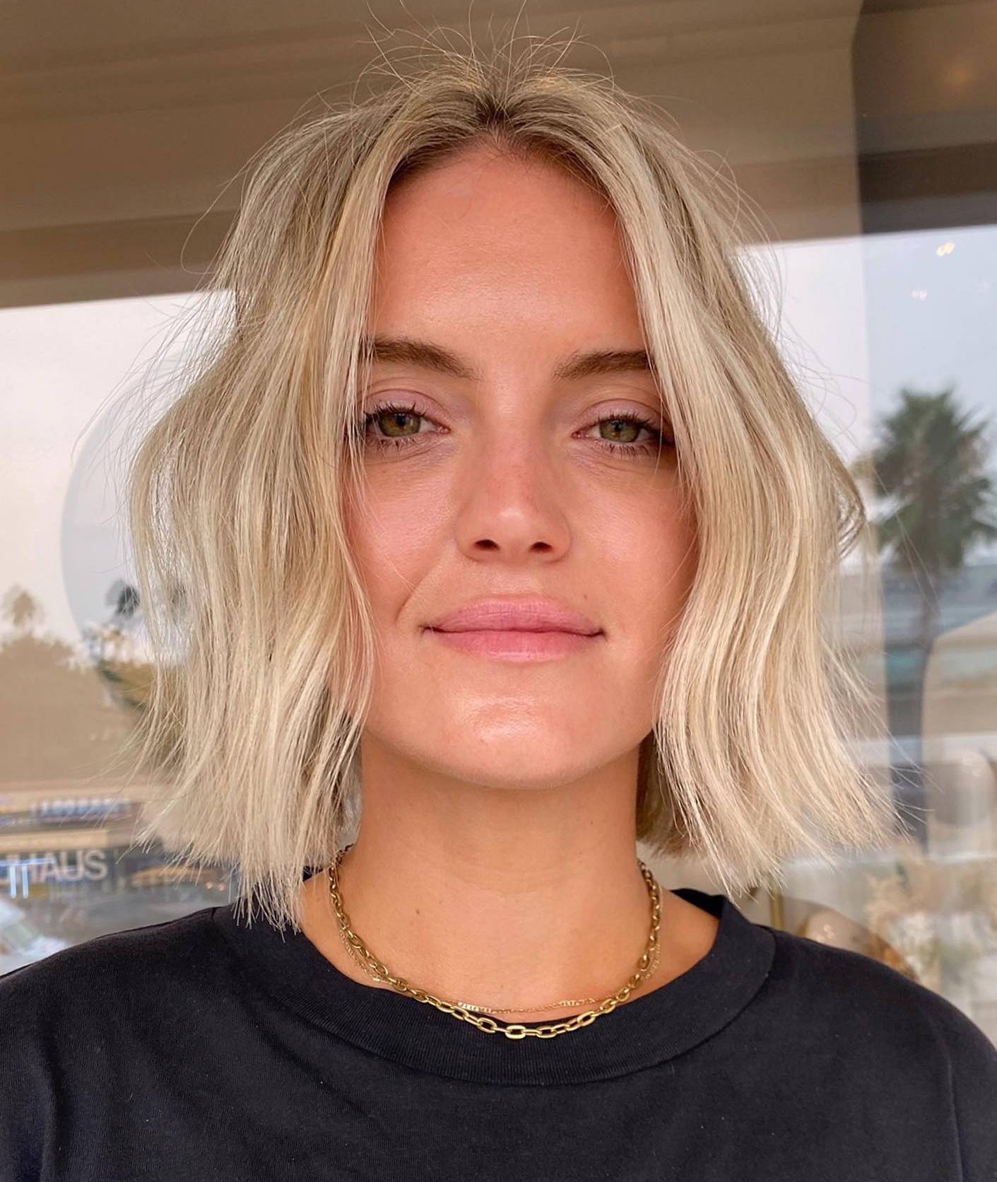 Fine Hair Bob for an Oval Face