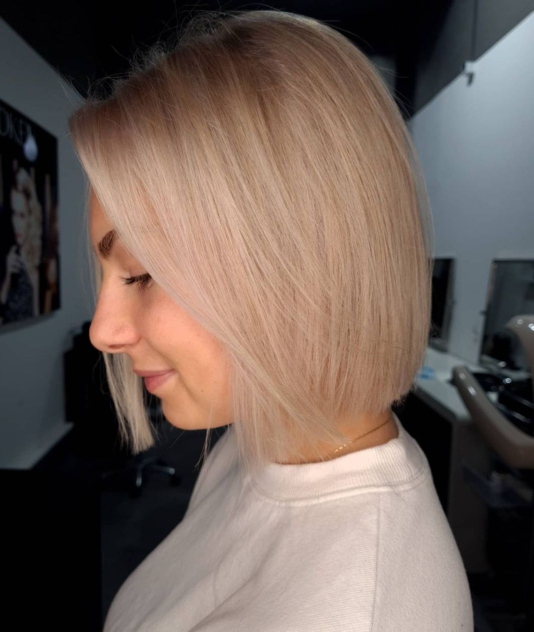 Soft Straight Bob for Fine Hair